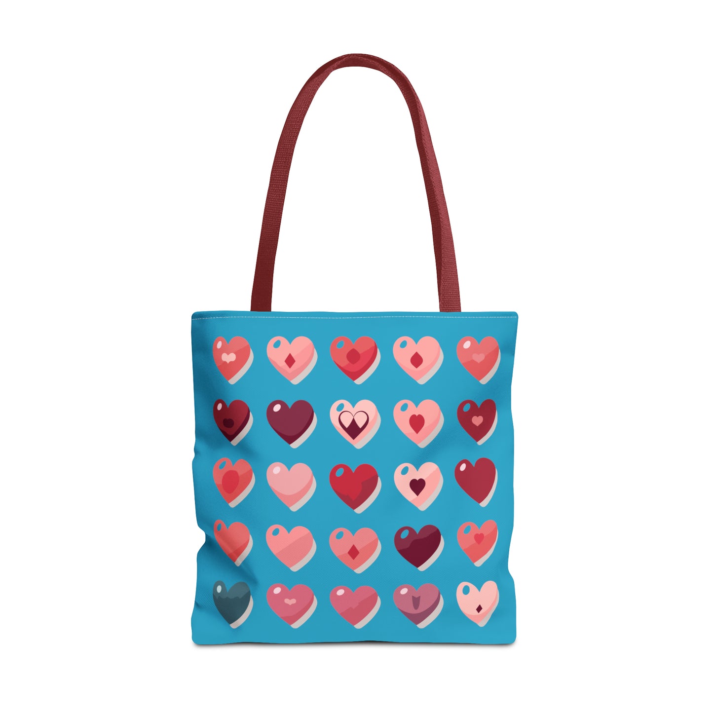 Valentine's Turquoise Tote Bag (AOP)