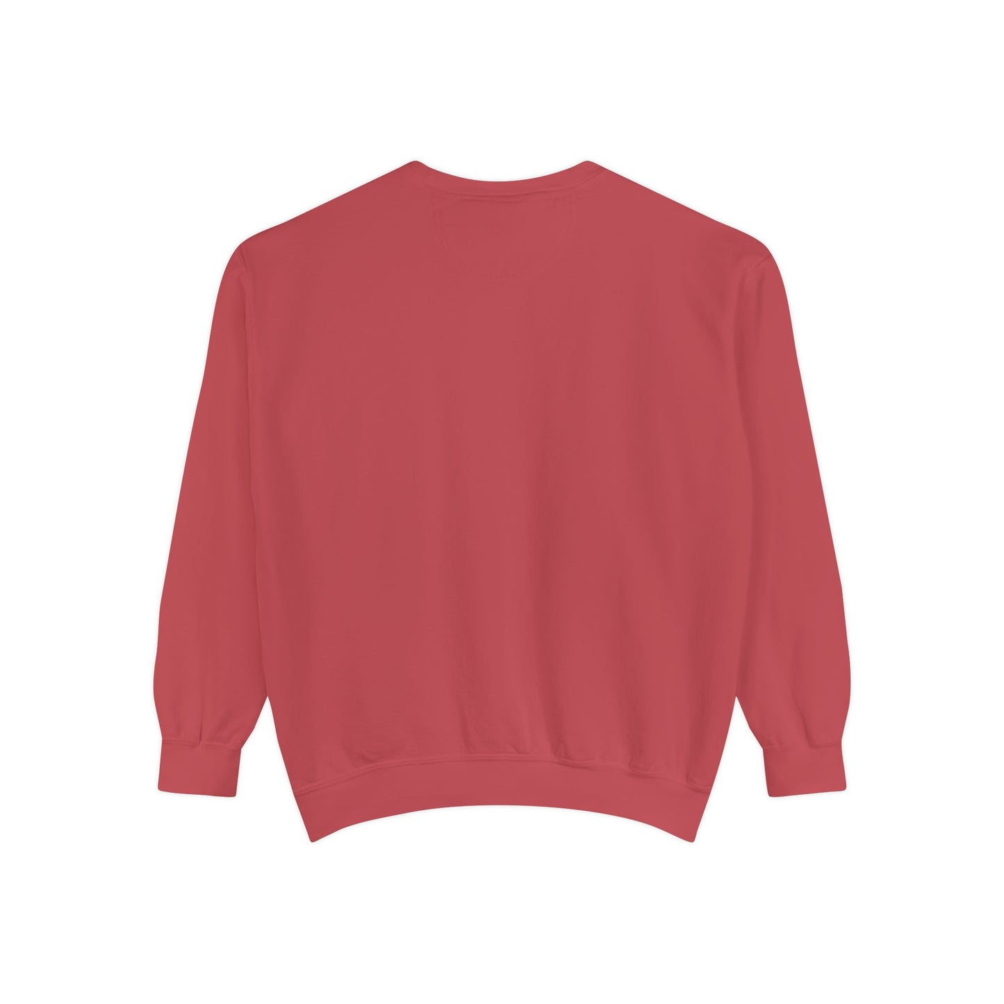 Unisex Garment-Dyed Sweatshirt - Chill Vibes with STRAWBERIFY Text