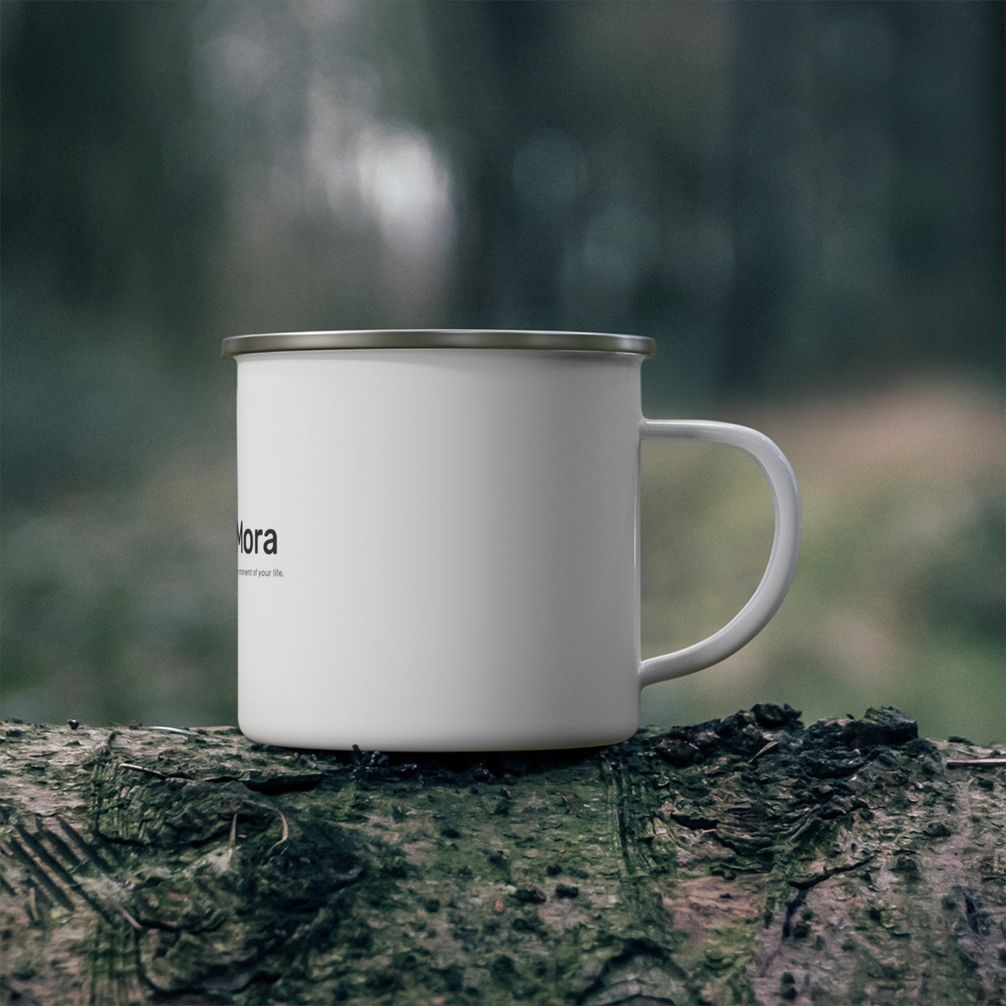 Citymora Enamel Camping Mug, Rustic Adventure Mug, Camping Gift, Outdoor Coffee Cup, Trail Companion, Nature Lover Mug