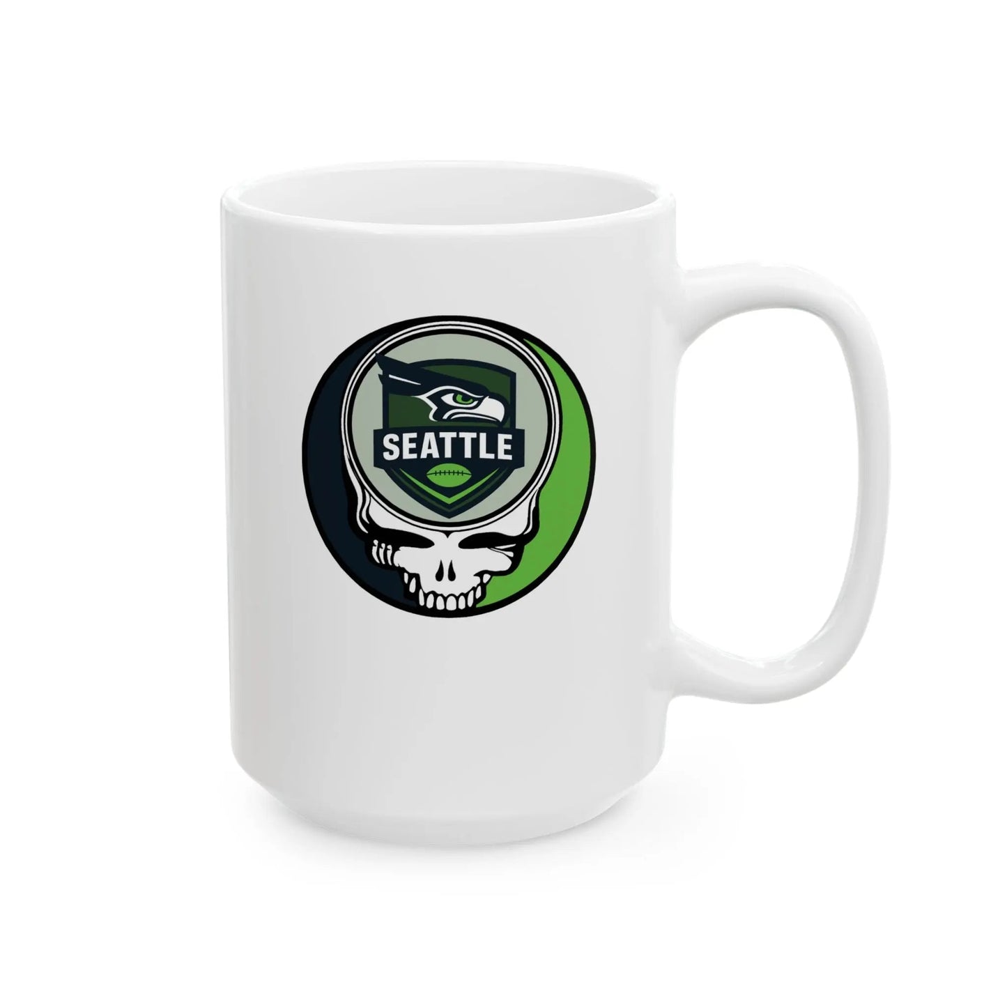 Seattle Seahawks Stealie Ceramic Coffee Mug 15ounce NFL