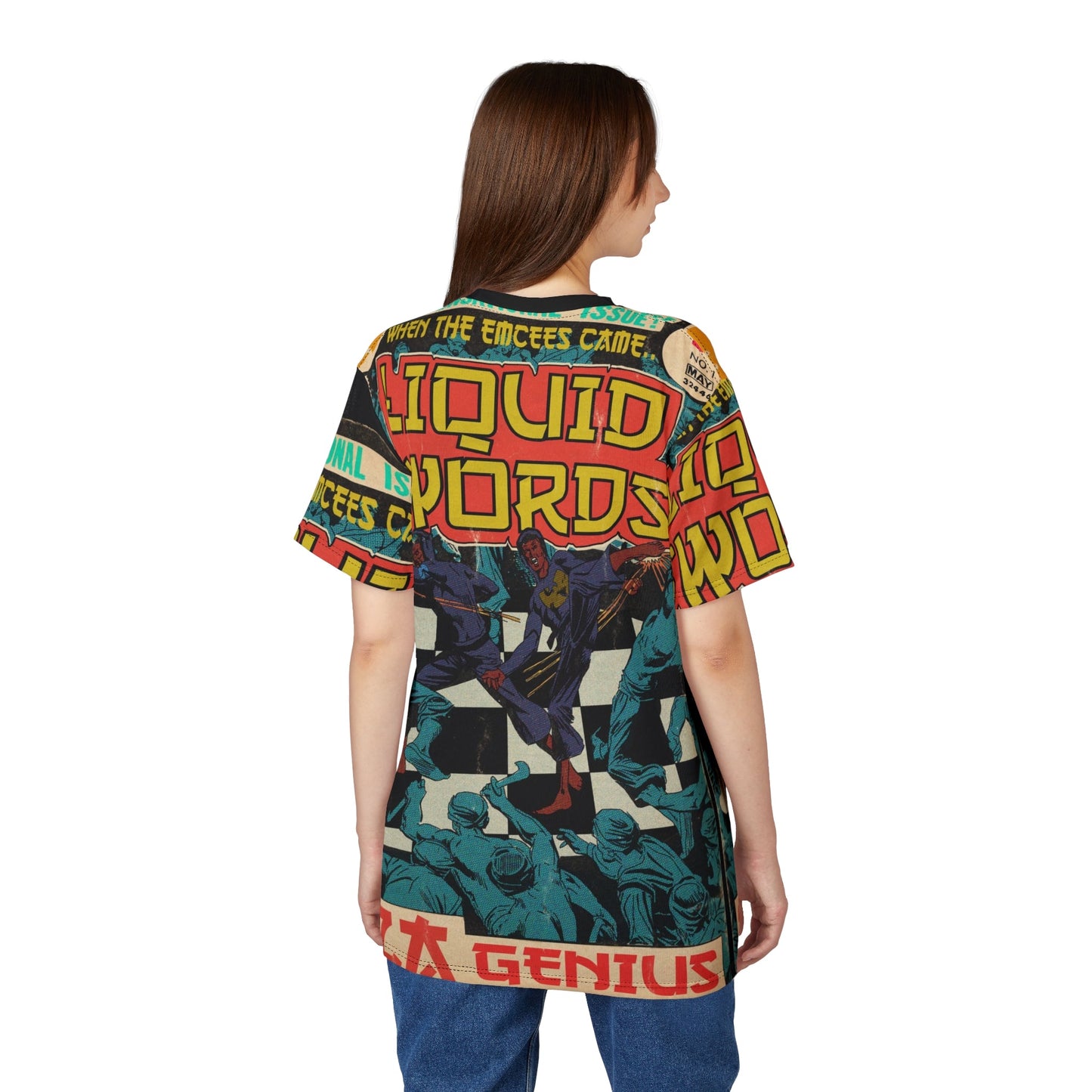 Liquid Swords - Unisex Cut & Sew Tee (AOP)