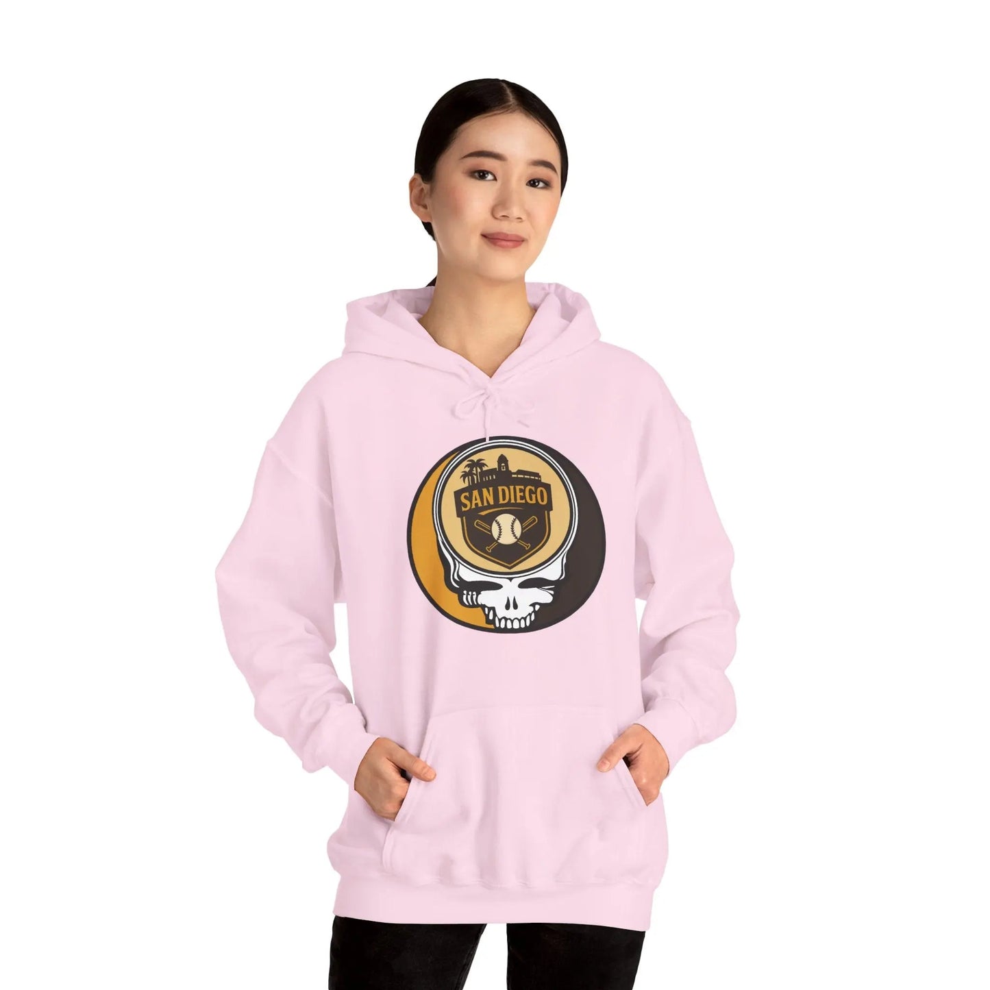 San Diego Baseball Edition Stealie Grateful Dead Unisex Heavy Blend Hoodie MLB