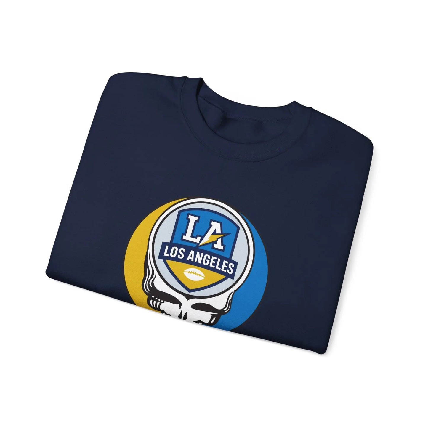 Grateful Dead Stealie Los Angeles Edition Crewneck Sweatshirt NFL The Gridiron Collection