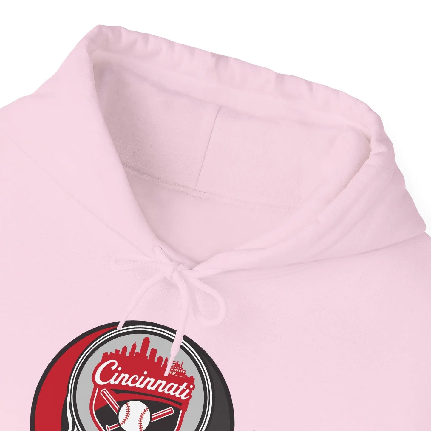 Grateful Dead Unisex Heavy Blend Hoodie Steal Your Face Artwork The Ballpark Collection Cincinnati Baseball Edition