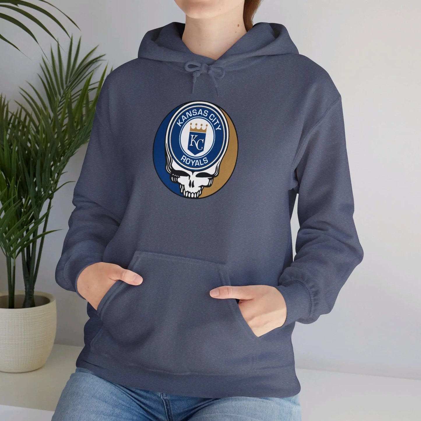 Kansas City Baseball Edition Heavy Blend Hoodie Unisex The Ballpark Collection Grateful Dead