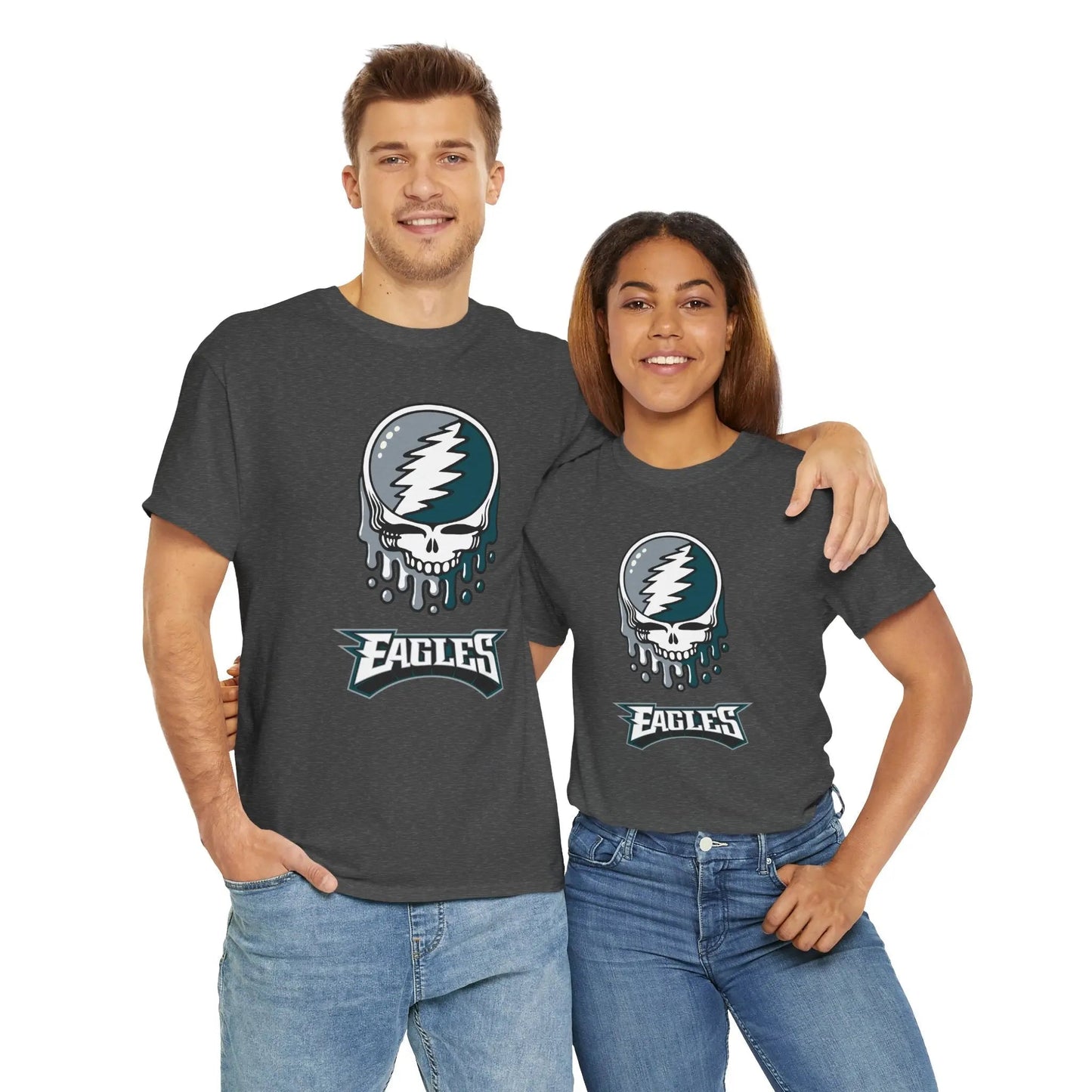 Philadelphia Eagles Steal Your Face T-Shirt Grateful Dead The Gridiron Collection