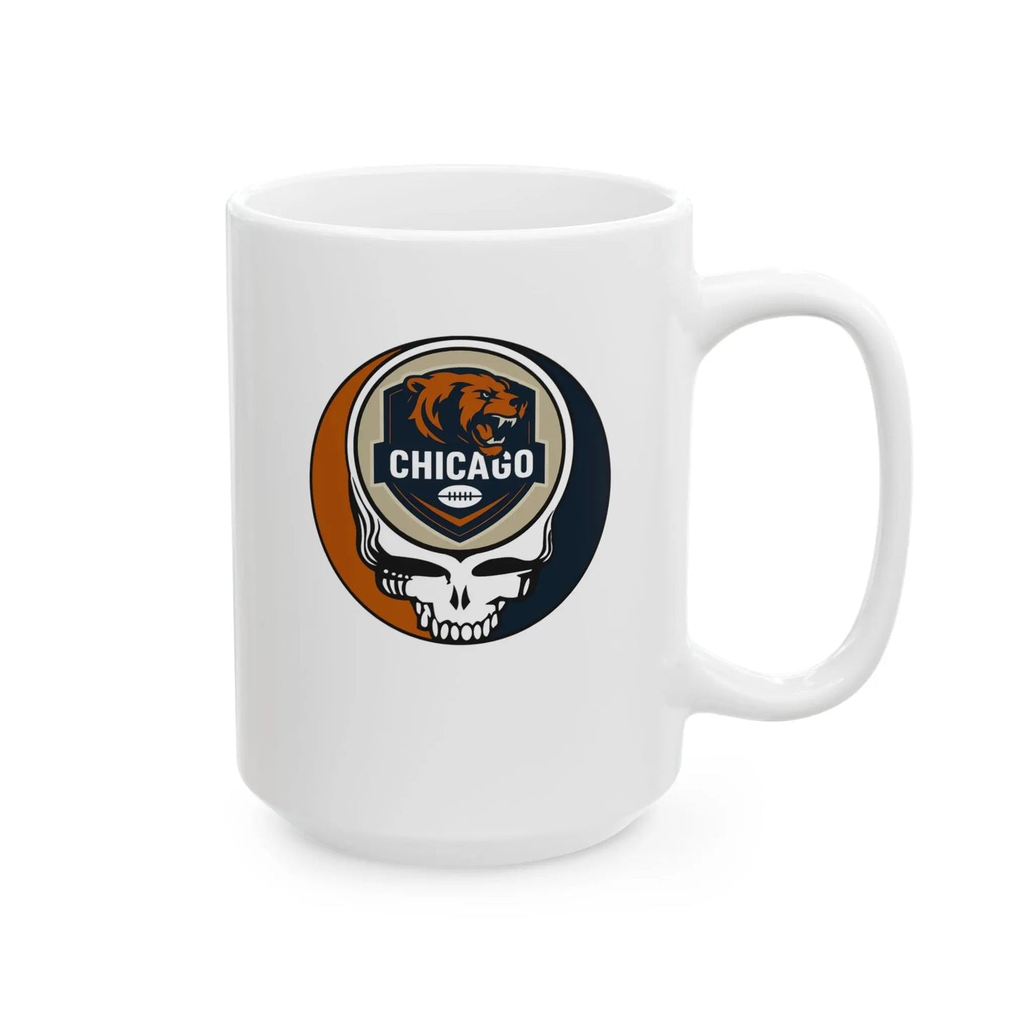 Chicago Bears Stealie Ceramic Coffee Mug NFL Gridiron Collection