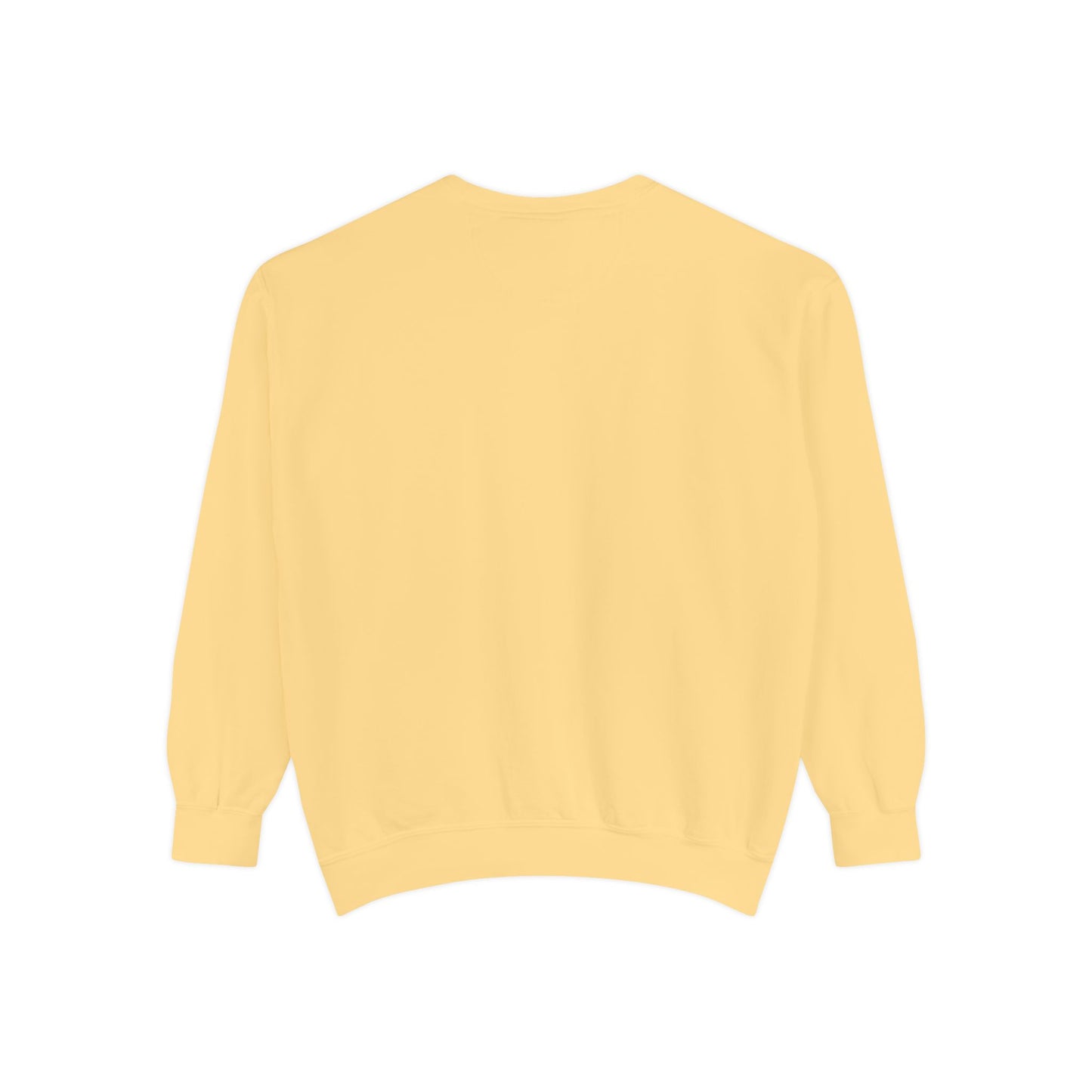 Unisex Garment-Dyed Sweatshirt - Chill Vibes with STRAWBERIFY Text