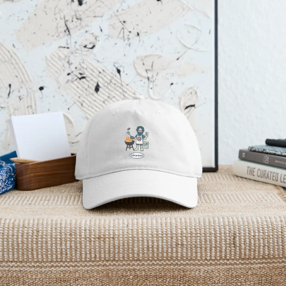 Grateful Dead Stealie Dad Hat 100% Cotton Twill Jerry's Grillin'