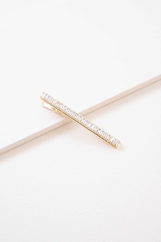 Dazzle Me Sparkly Hair Clip Plated Metal