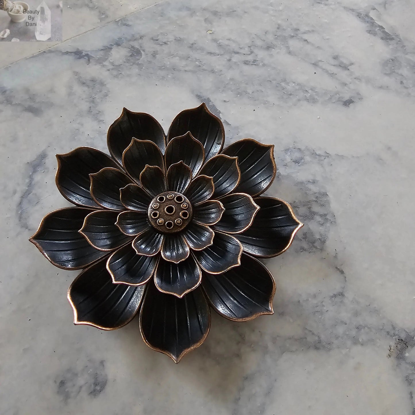 Brass Lotus Stick Incense Holder