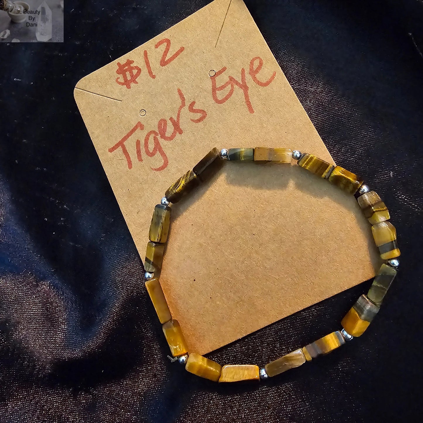 Tiger's Eye Rectangular Bead Bracelet