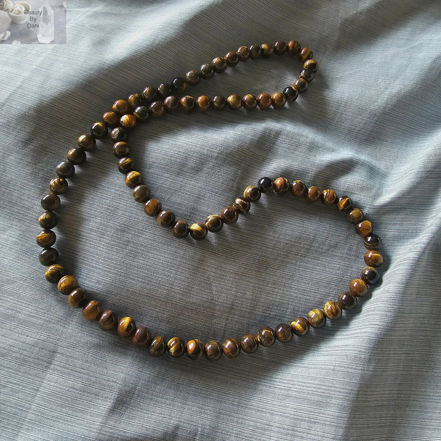 Tiger's Eye Grounding 26 Inch Necklace Beauty by Dani