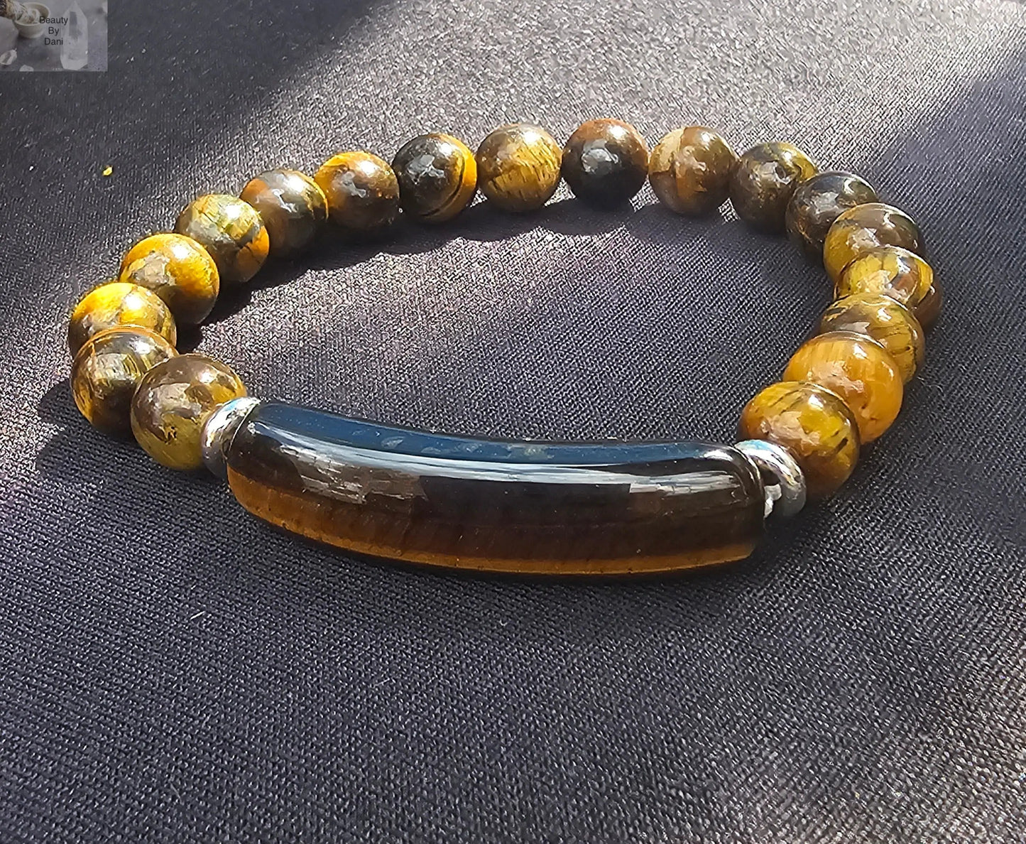Tiger's Eye Natural Stone Bracelet Beauty by Dani