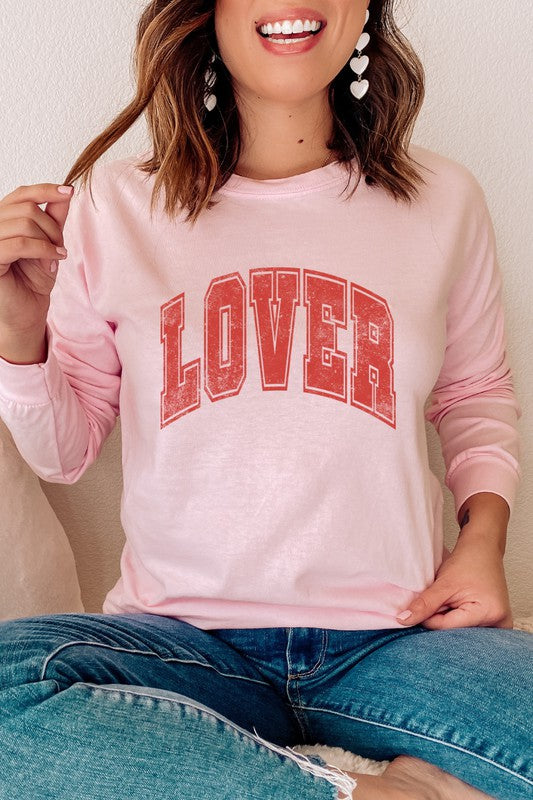 Lover Valentine's Day Comfort Colors Long Sleeve