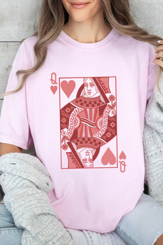 Queen of Hearts Valentine's Day Comfort Colors Tee