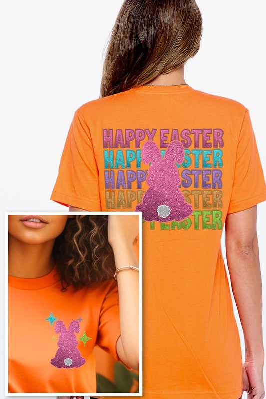 Happy Easter Bunny Christian Graphic T Shirts