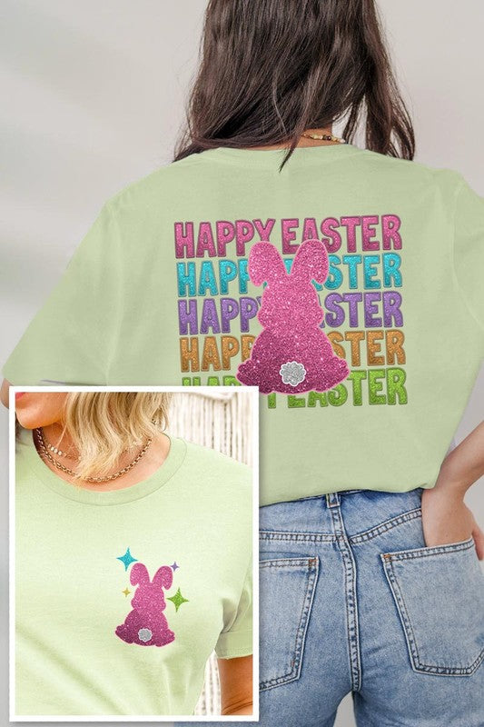 Happy Easter Bunny Christian Graphic T Shirts