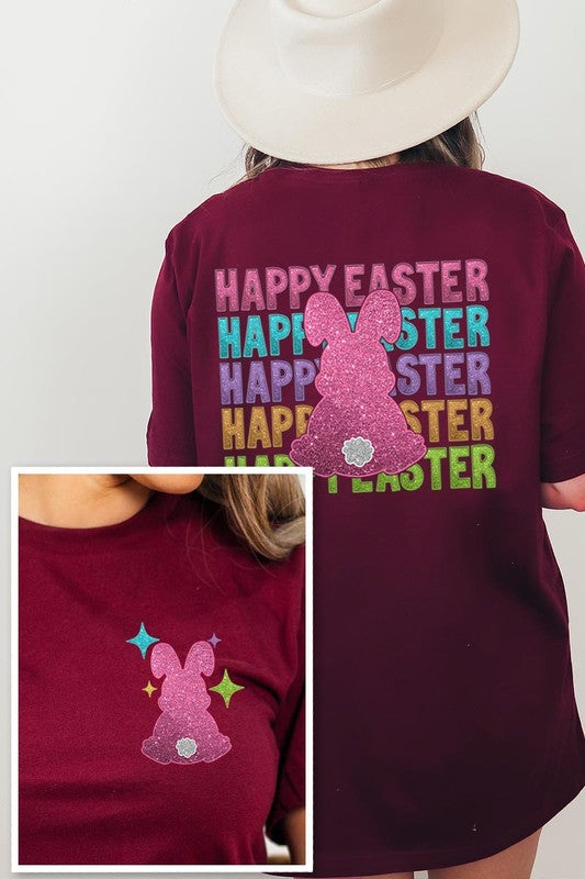 Happy Easter Bunny Christian Graphic T Shirts