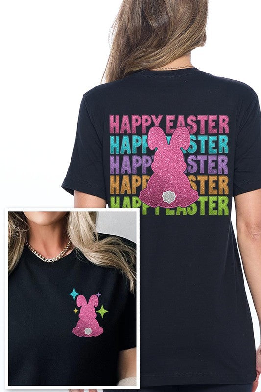 Happy Easter Bunny Christian Graphic T Shirts