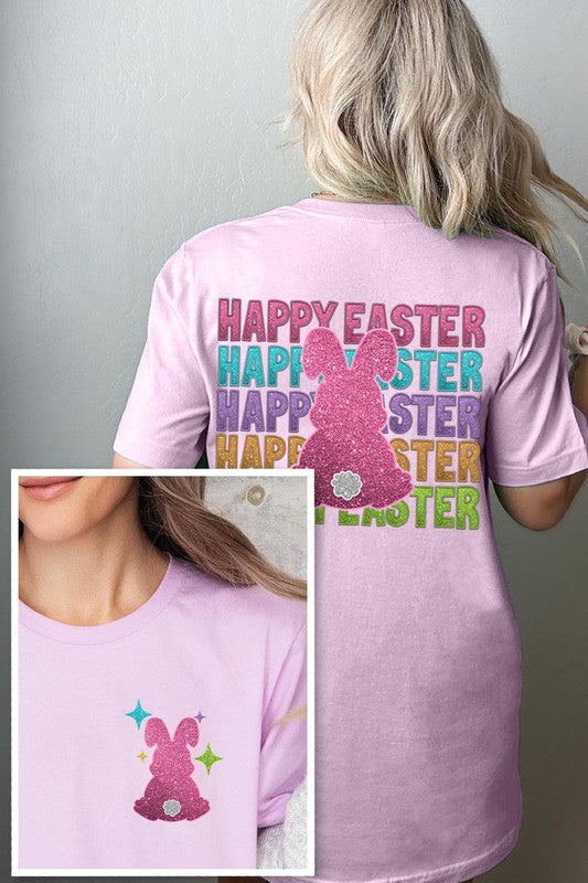 Happy Easter Bunny Christian Graphic T Shirts