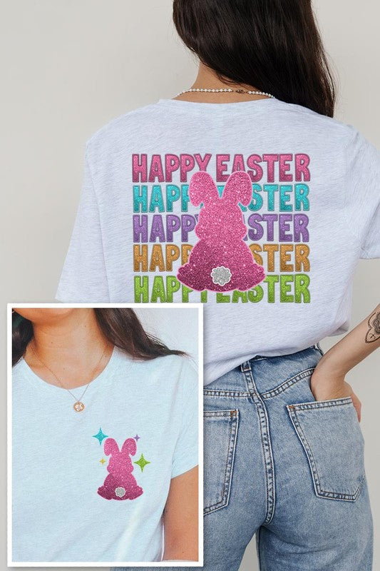 Happy Easter Bunny Christian Graphic T Shirts