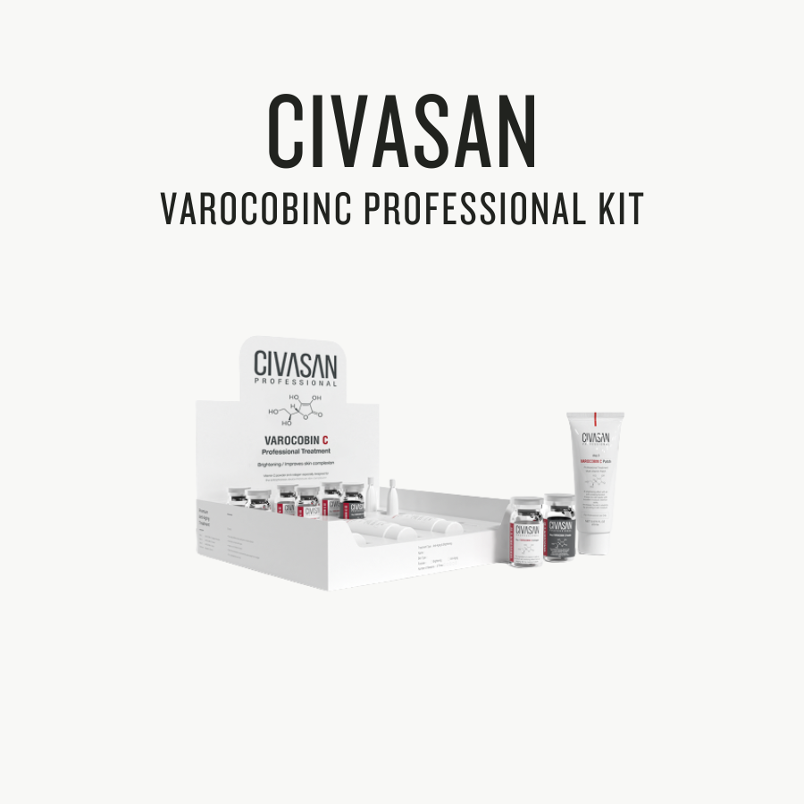 Vitamin C Powder + Collagen Ampoules + Professional Kit CIVASAN