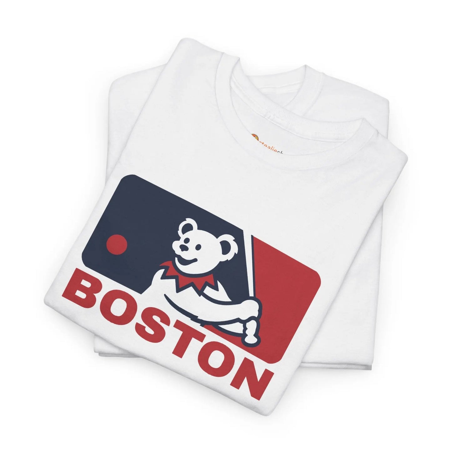 MLB Logo Red Sox Baseball Edition T-Shirt The Ballpark Collection