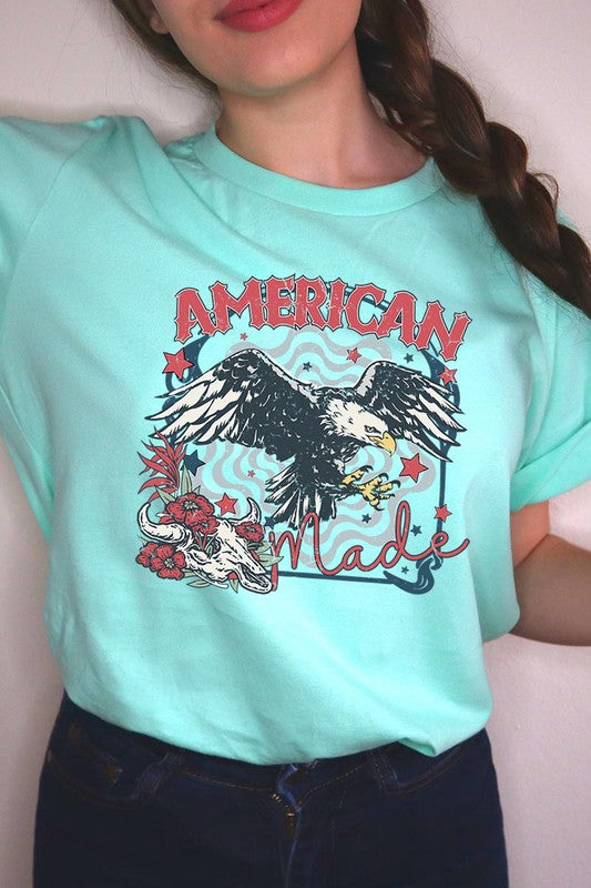 American Made Eagle Graphic T Shirts