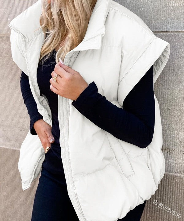 Puffer insulated vest outerwear