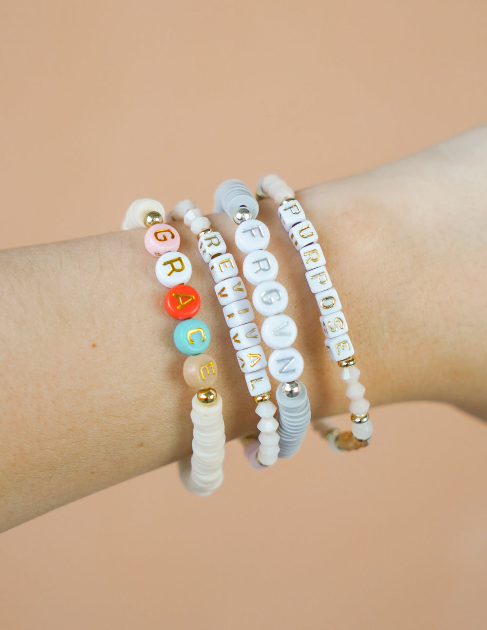 FRGVN Letter Forgiven Bracelet Elevated Faith