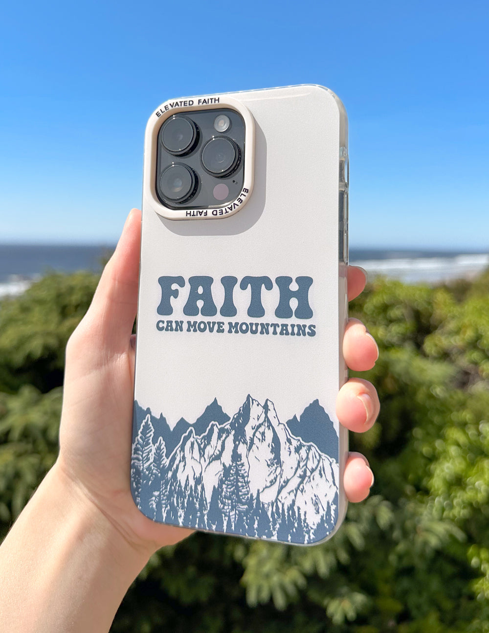 Faith Can Move Mountains Durable iPhone Case