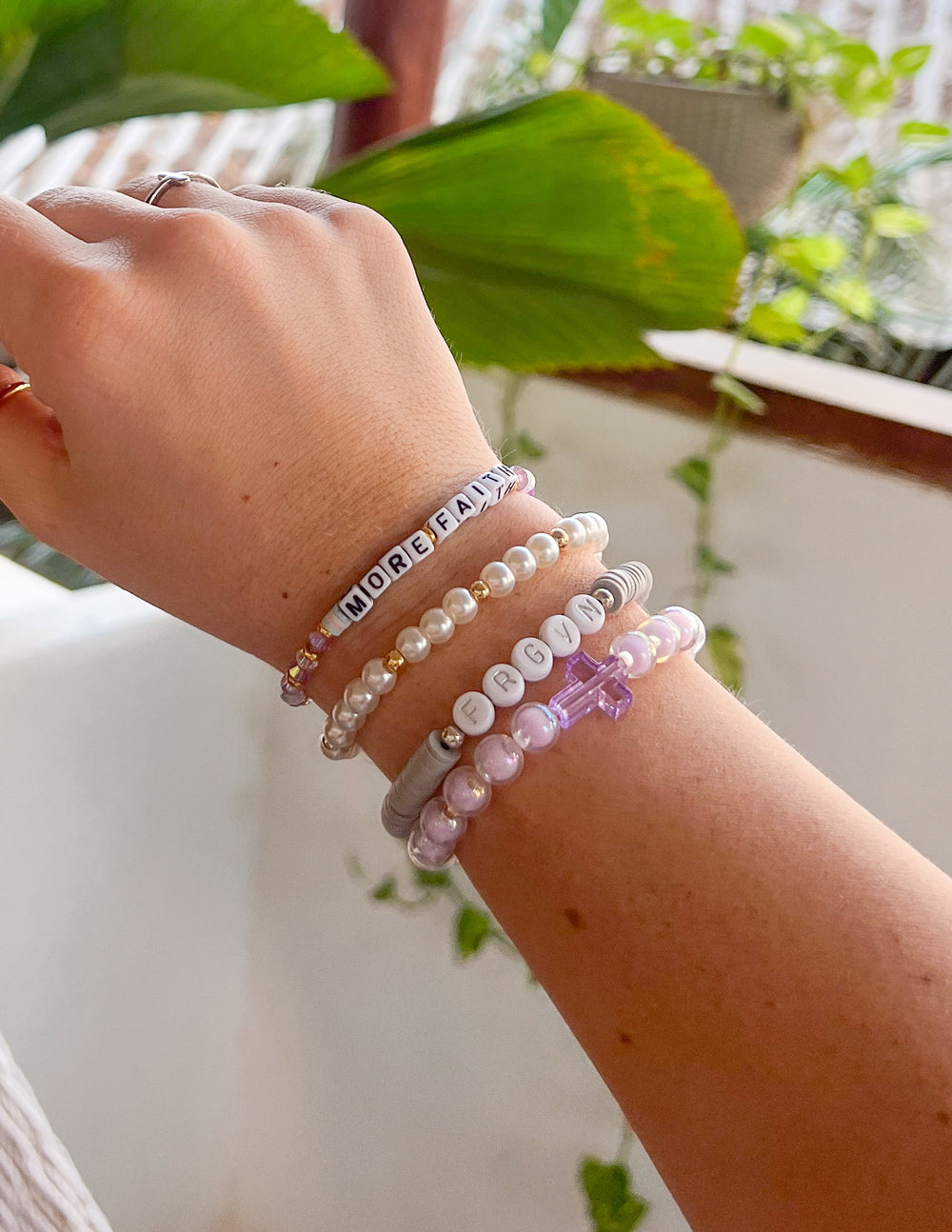 Heaven Cross Stone Bracelet Elevated Faith