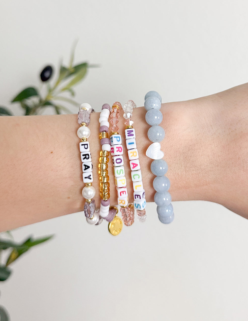 Heart Reminder Bracelet Natural Cotton Pouch Elevated Faith