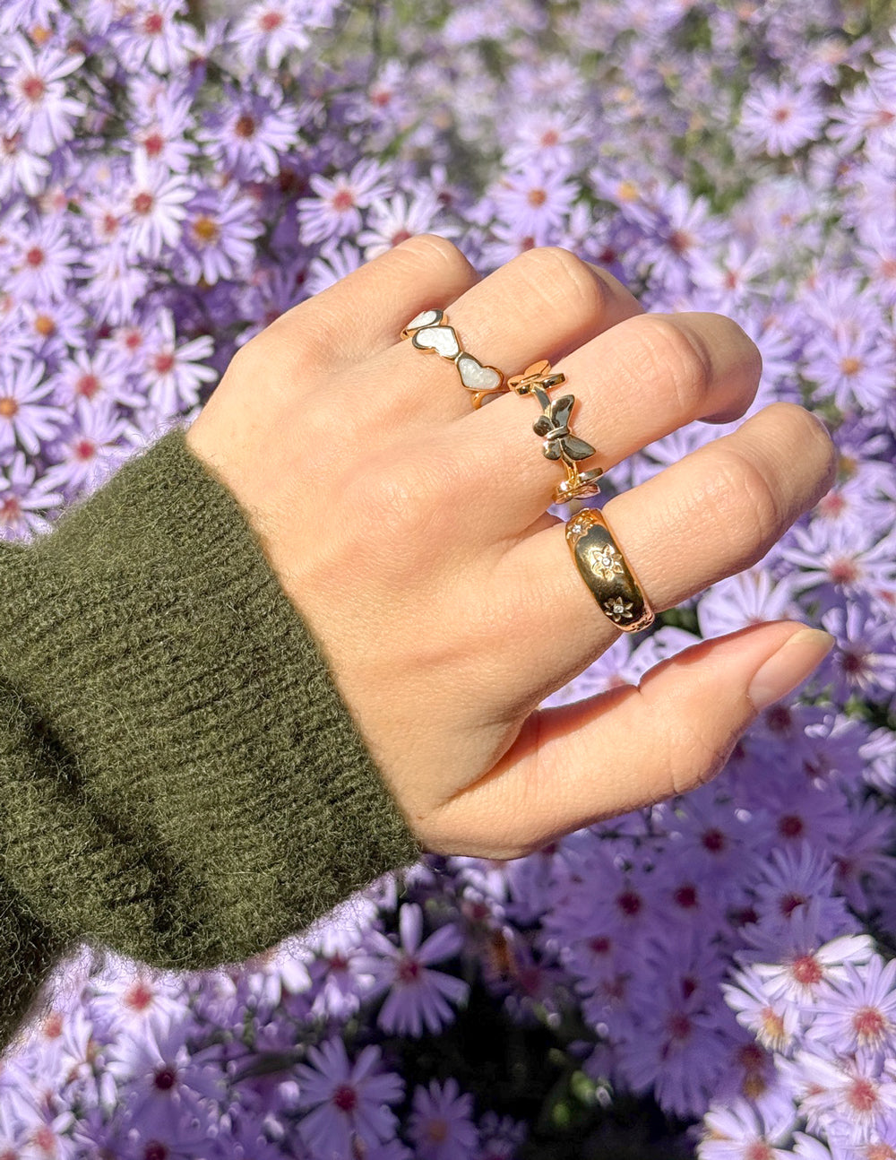 Floral Dome Ring Dome Ring Elevated Faith