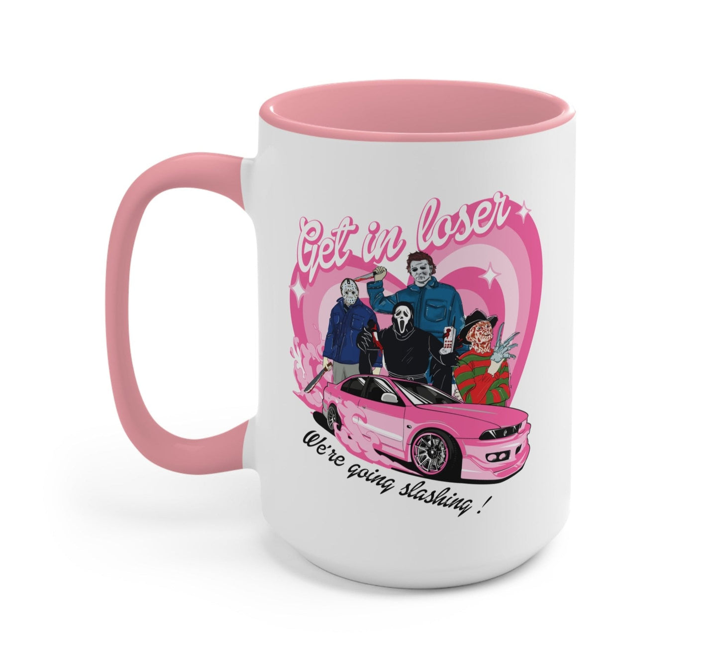 Halloween Horror Mug Deluxe Size White Ceramic 15oz