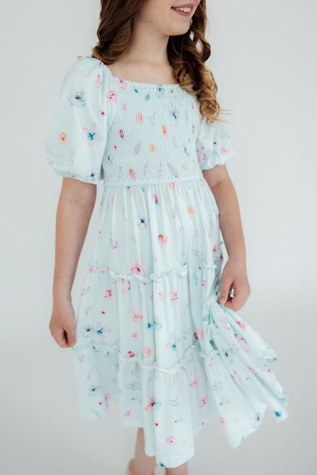 Butterfly Ballet Smocked Ruffle Dress Mila & Rose