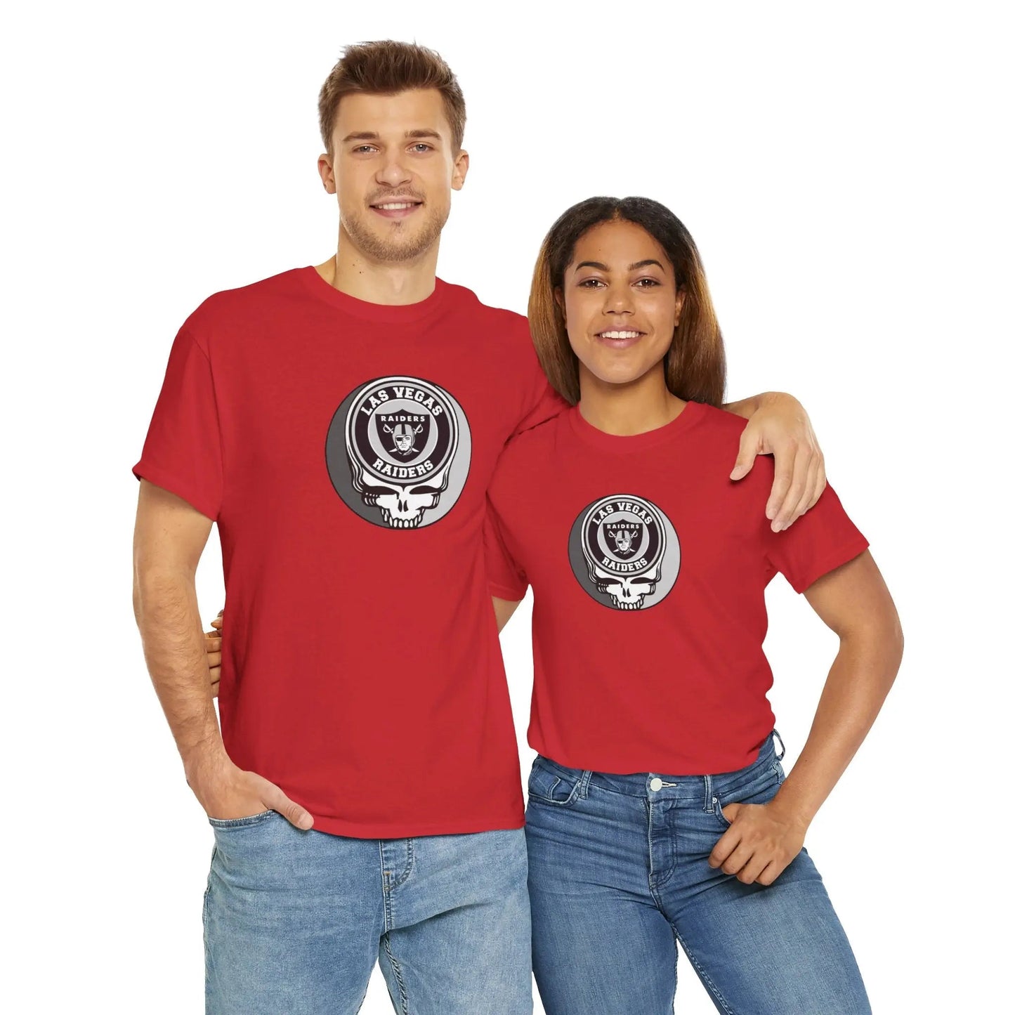 Las Vegas Raiders Steal Your Face T-Shirt Grateful Dead The Gridiron Collection