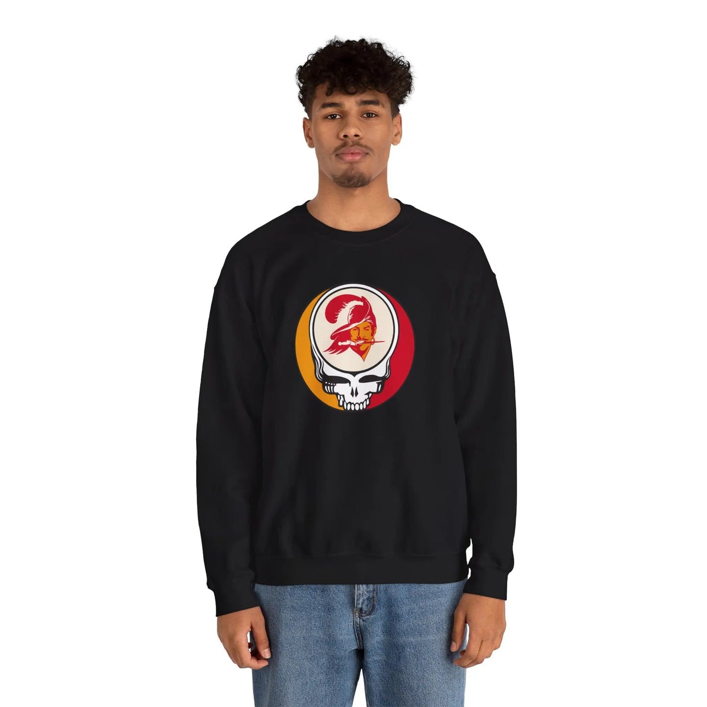 Grateful Dead Stealie Crewneck Sweatshirt Unisex Heavy Blend Gildan