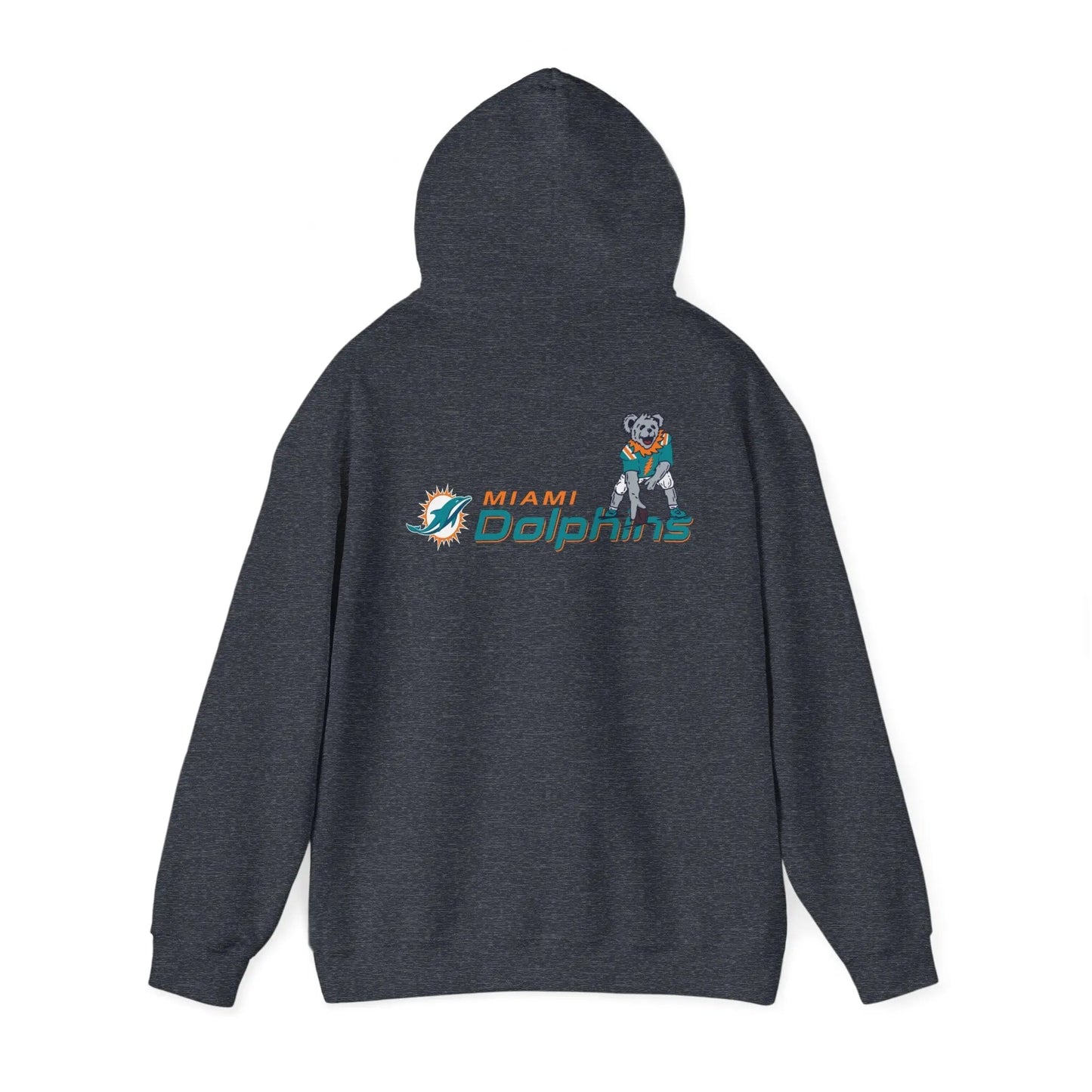 Miami Dolphins Dancing Bear Unisex Hoodie Two-Sided The Gridiron Collection