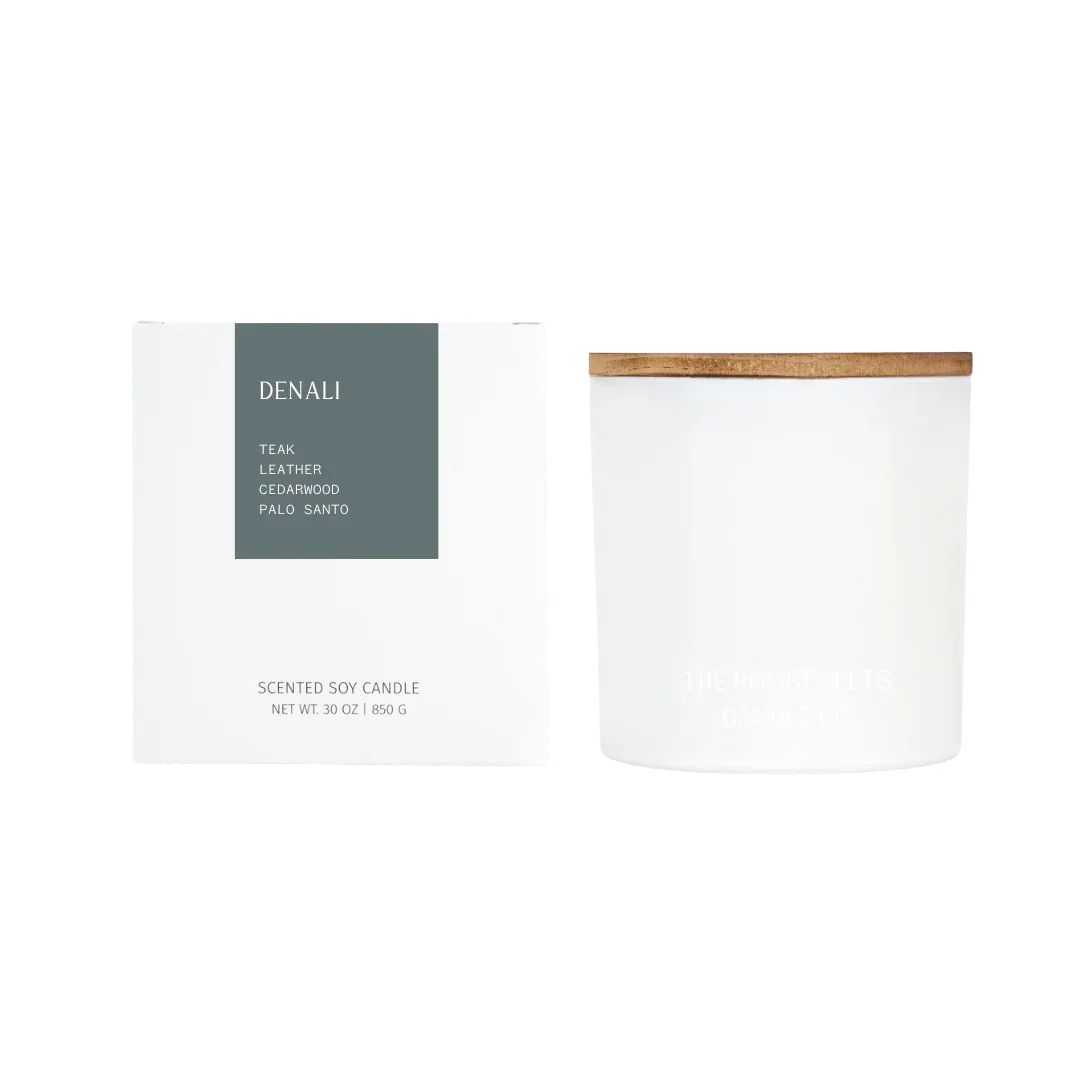 3-Wick Soy Coconut Wax Candle Oversized The Roosevelts Candle Co.
