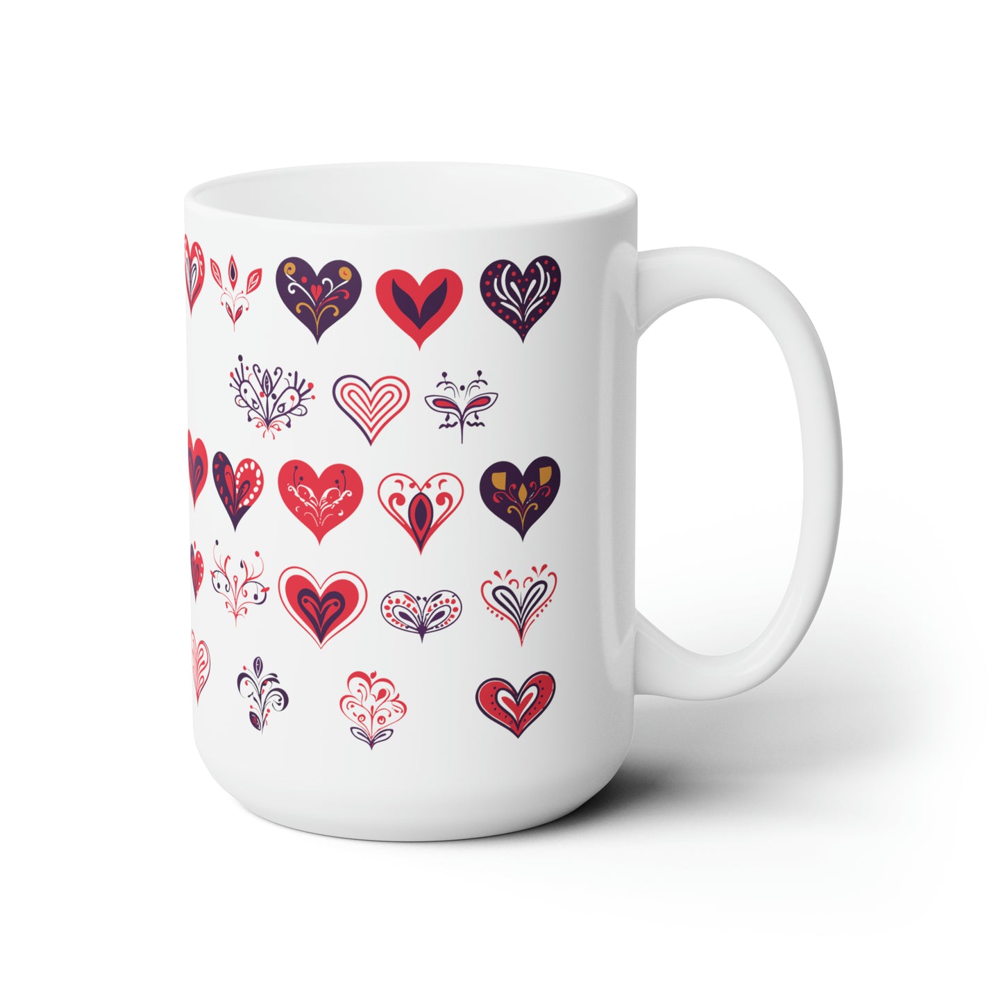 Valentine's day, white color Ceramic Mug15oz