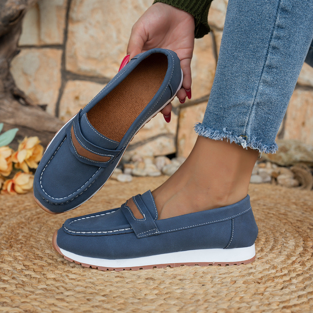 Platform Women’s Casual Shoes Low Heel Trendy Stepique