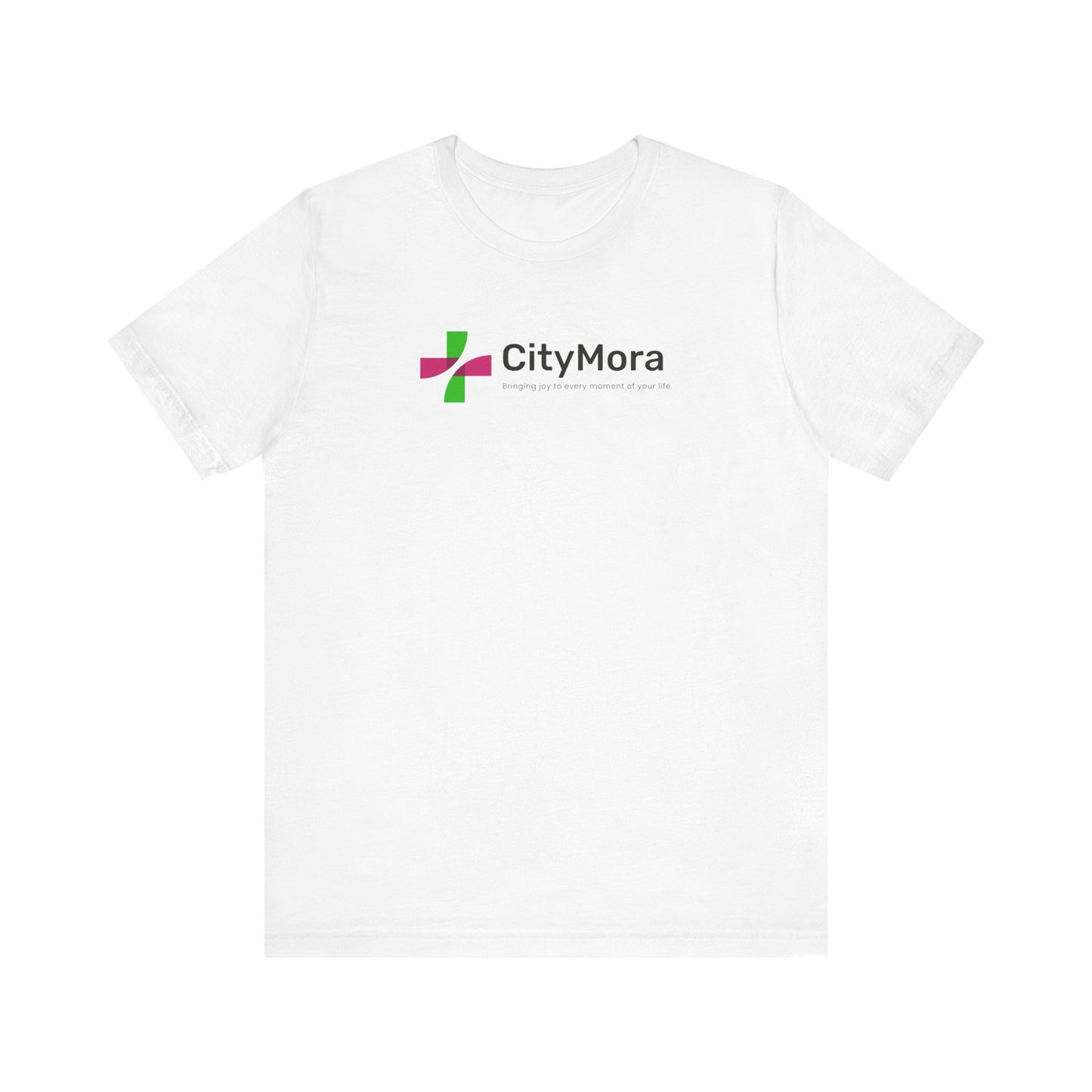 Casual Unisex Tee - 'CityMora' Motivational Short Sleeve Shirt