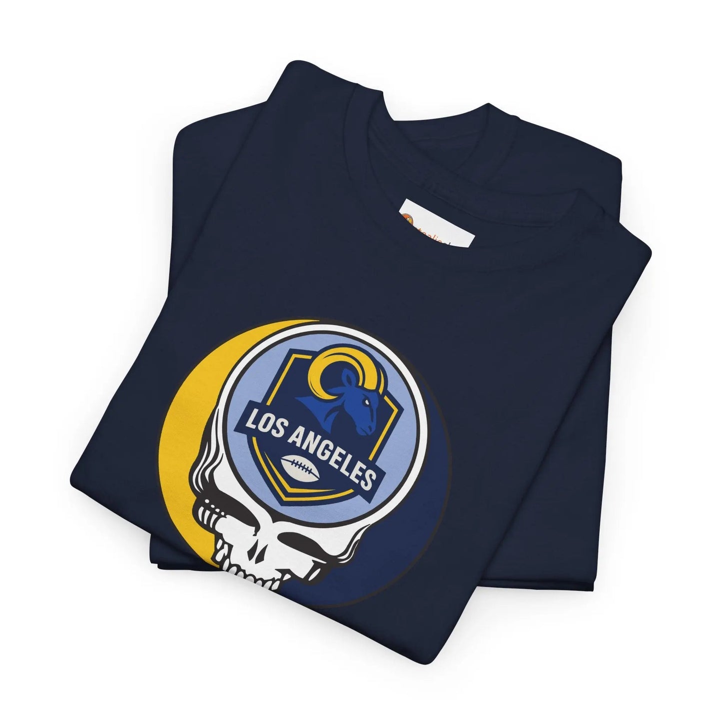 Los Angeles Rams Grateful Dead Steal Your Face T-Shirt The Gridiron Collection NFL