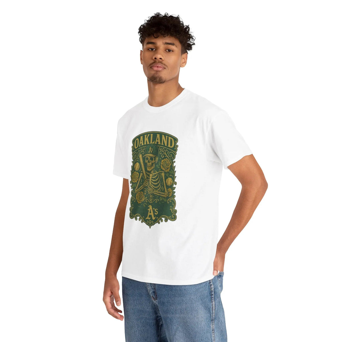 Oakland Baseball Edition Retro Poster Art T-shirt The Ballpark Collection