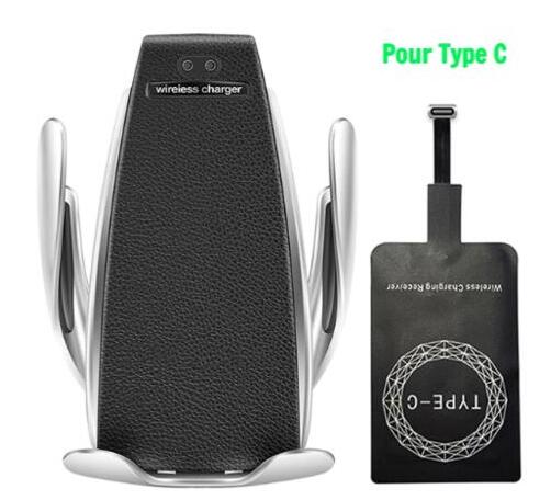 Car Wireless Charger 10W Induction Fast Car Phone Holder S5