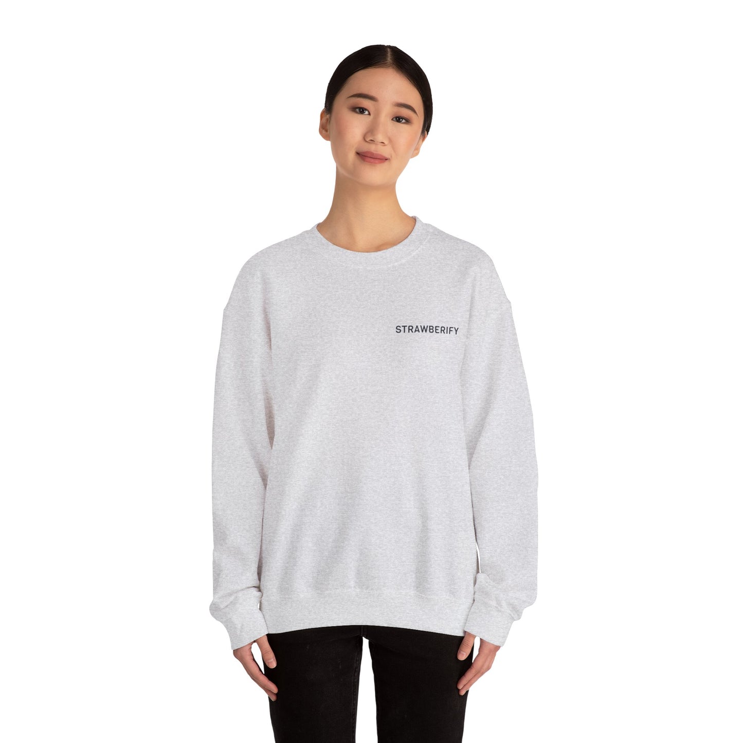 Cozy Unisex Crewneck Sweatshirt - 'STRAWBERIFY'