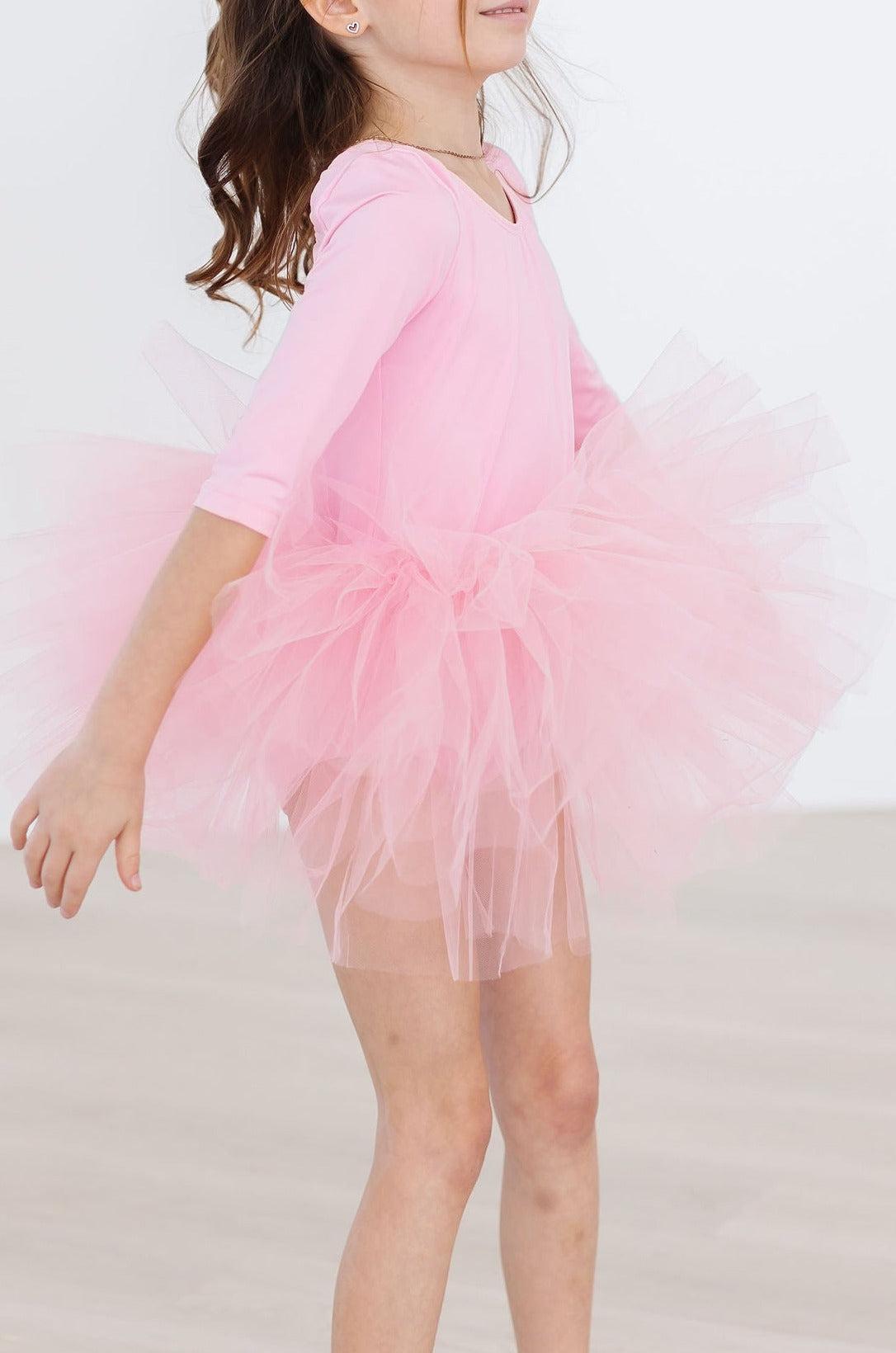 Bubblegum Pink Full 3/4 Tutu Leotard Mila & Rose