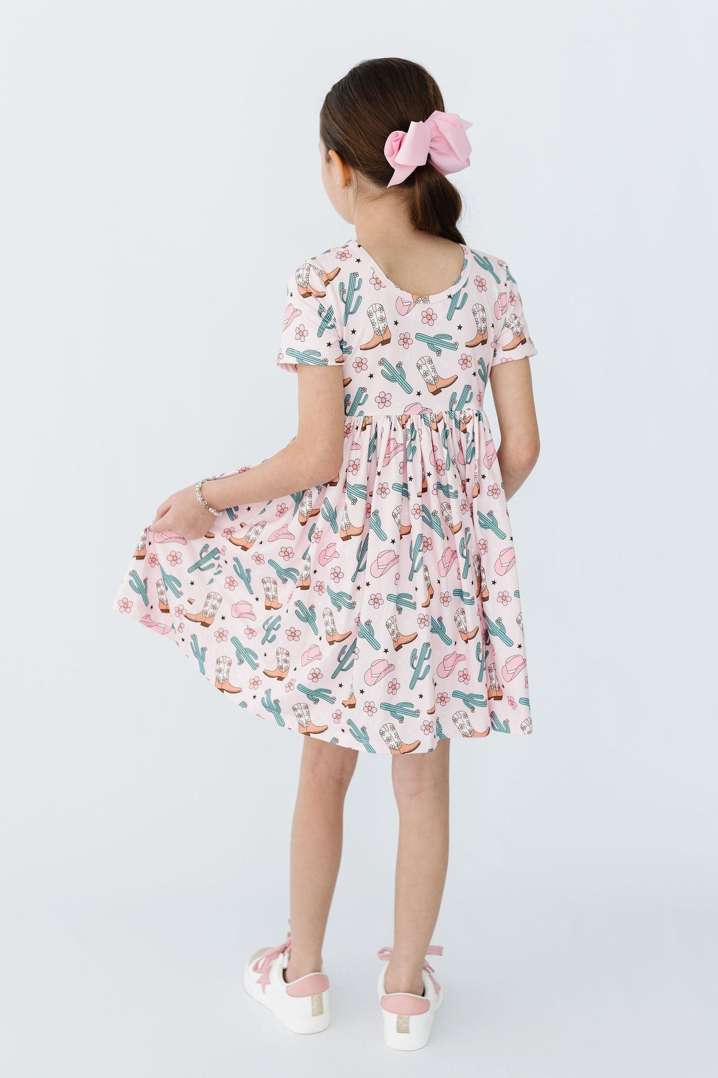 Cactus Cowgirl Twirly Pocket S/S Dress